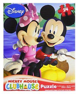 Mickey Mouse Clubhouse 24 Piece Puzzle Assorted Styles: Toys & Games