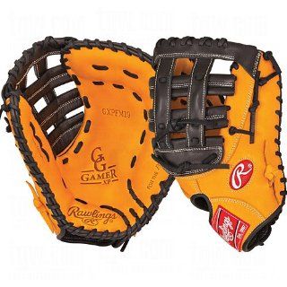 Rawlings Gold Glove Gamer XP Baseball Mitts (Black/Orange), Left Hand, 13 Inch : First Basemans Mitts : Sports & Outdoors