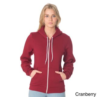 American Apparel American Apparel Unisex Flex Fleece Zip Hoodie Red Size XXS (0 : 1)