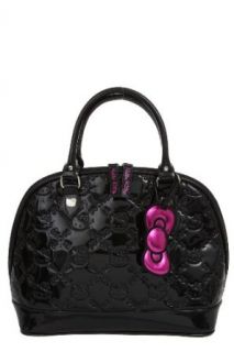Hello Kitty Black Embossed Dome Bag: Clothing