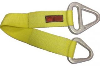 Stren Flex TCA1 904 3 Type 1 Nylon Triangle Choker Web Sling with Aluminum End Fitting, 1 Ply, 6400 lbs Vertical Load Capacity, 3' Length x 4" Width, Yellow: Industrial Web Slings: Industrial & Scientific