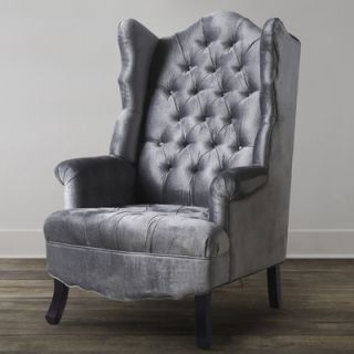 TOV Madison Wing Chair TOV A35 Color: Grey