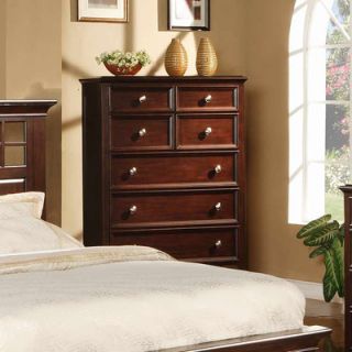 Winners Only, Inc. Del Mar 6 Drawer Chest WXQ1176 Finish Chocolate