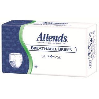 Attends Breathable Briefs, Xxl, 48 Count: Health & Personal Care