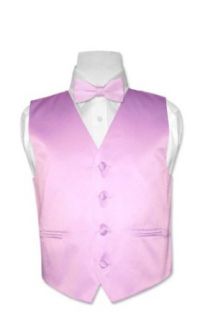 Covona BOY'S Solid LAVENDER PURPLE Color Dress Vest BOW TIE Set sz 6: Tuxedo Suits: Clothing