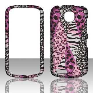 2D Pink Safari Pantech Marauder R910L Verizon Case Cover Phone Snap on Cover Case Faceplates: Cell Phones & Accessories