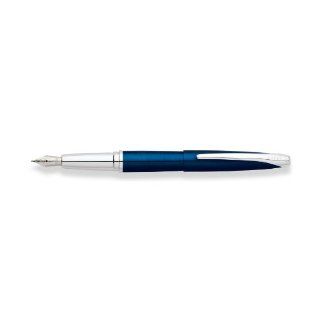Cross ATX, Translucent Blue, Fountain Pen, with Medium stainless steel nib (886 37MS) : Office Products