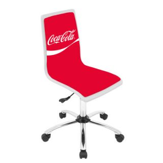 LumiSource Coca Cola Office Chair OFC TM PCOKE BK / OFC TM PCOKE W Color: White