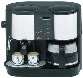 Krups 888 43 Caffe Centro Time 10 Cup Coffee/Pump Espresso Machine: Kitchen & Dining