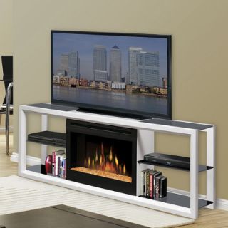 Dimplex Novara 64 TV Stand with Electric Fireplace SGFP 300 B/SGFP 300 W Fin