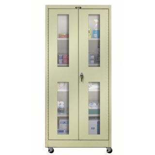 Hallowell 800 Series 36 Mobile Storage Cabinet 815S24SVMA Color: Parchment