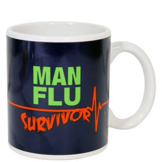 Man Flu Survivor Mug      Traditional Gifts