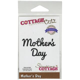 Cottagecutz Expressions Die 3.4inx.8in mothers Day