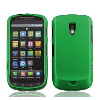 Samsung Galaxy S Aviator R930 R 930 Green Rubber Feel Snap On Hard Protective Cover Case Cell Phone: Cell Phones & Accessories