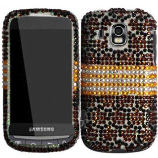 Gold Entice Full Diamond Bling Case Cover for Samsung Transform Ultra M930: Cell Phones & Accessories