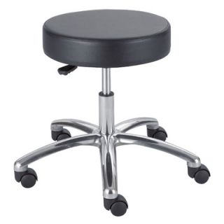 Safco Products Height Adjustable Lab Stool with Casters 3430BL Back: Not Incl