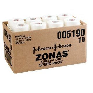 DSS ZONAS Athletic Tape (32 Rolls/Case): Health & Personal Care