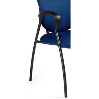 Global Total Office Supra Guest Arm Chair 5332 Fabric: Black