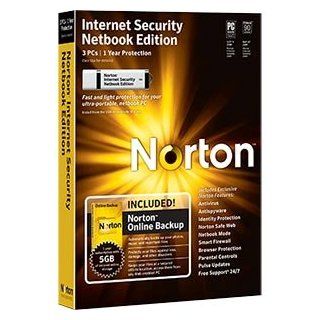 Norton Internet Security 2011 Netbook Edition Up to 3 PCs Including Norton Online Backup 5GB: Software