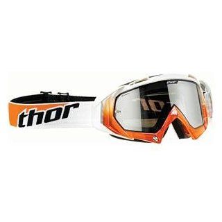 Thor Motocross 2014 Hero Goggles White/Transparent Orange 2601 0698 (Adult 2601 0698): Automotive
