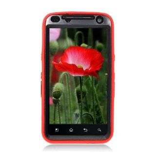 LG Esteem MS910/VS910/ Revolution ARMOR BLACK +RED 764: Cell Phones & Accessories