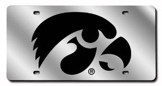 Iowa Deluxe Mirrored Laser Cut License Plate : Automotive License Plate Covers : Sports & Outdoors