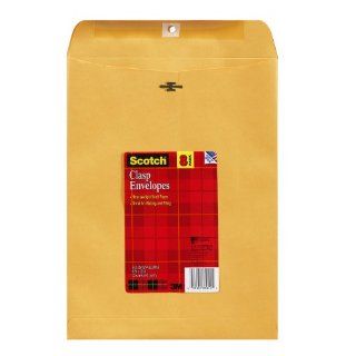 Scotch Clasp Envelopes, 9 Inches x 12 Inches, 6 Pack (CLSP912 8) : Office Products