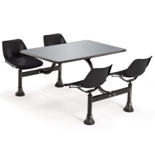 OFM Group/Cluster Table and Chairs Picnic Table with Stainless Steel Top 1004