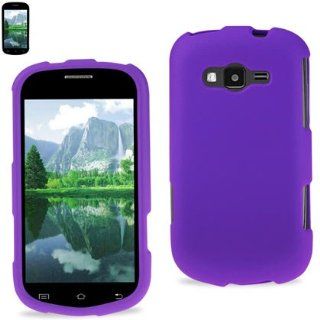 Reiko RPC10 SAMM950PP Premium Durable Rubberized Protective Cover for Samsung Galaxy Reverb (M950)  1 Pack   Retail Packaging   Purple: Cell Phones & Accessories