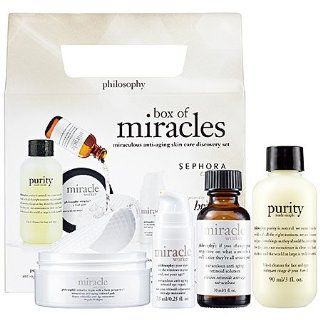 philosophy Box Of Miracles Miraculous Anti Aging Skin Care Discovery Set : Facial Treatment Products : Beauty