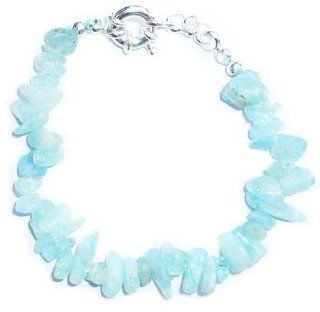 Rough Aquamarine Bracelet: Jewelry