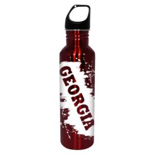 NCAA Georgia Bulldogs Water Bottle   Red/White (