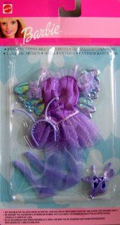 Barbie   Fantasy Costumes Fashions   Purple Fairy (2000): Toys & Games