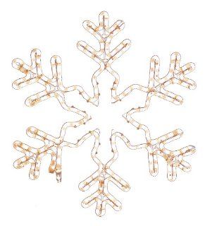 American Lighting LED WW HSM SNOWFA36 Snowflake Holiday Rope Light Motif, 36 Inch   Home Outdoor Lighting Accessories  
