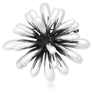 Sterling Silver Fireworks Collection Pin By Zina: Jewelry
