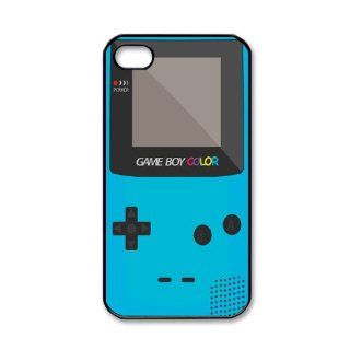Nintendo Gameboy Blue Apple Iphone 4,4s Hard Case Snap On Protective Cover Skin fits AT&T Sprint Verizon Virgin: Cell Phones & Accessories