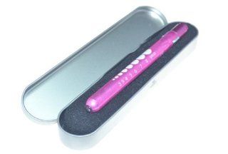 WHITE LIGHT Penlight Medical Diagnostic Pen Light Neuro Torch Rose with Pupil Gauge for Nurse Doctor Plus Metal Gift Box : Electronics