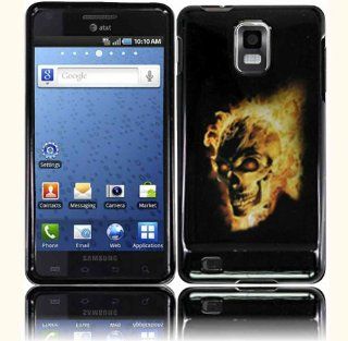 Fire Skull Hard Case Cover for Samsung Infuse 4G i997: Cell Phones & Accessories