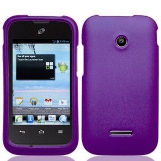 Purple Hard Case Protector Cover for Huawei H867G Inspira + Accessory Kit: Cell Phones & Accessories