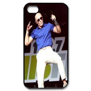DesignerDIY Custom Artistic Cover Hiphop Rap Singer Pitbull Hard Shell Case For iphone 4/4s IP4Jan8031: Cell Phones & Accessories