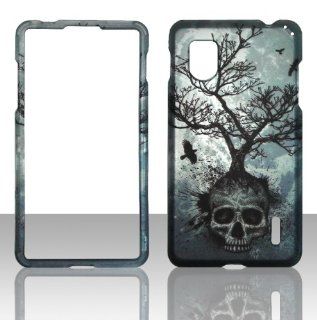 2D Tree Skull LG Optimus G LS970 Sprint / LG Eclipse 4G LTE AT&T Case Cover Hard Phone Case Snap on Cover Rubberized Touch Protector Cases: Cell Phones & Accessories