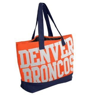 NFL Denver Broncos Metallic Print Tote Bag  Sports Fan Home Decor  Sports & Outdoors