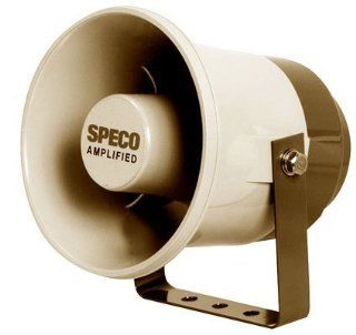 SPECO TECHNOLOGIES ASPC20 20W 6" WP AMPLIFIED PA SPEAKER : Network Access Points : Camera & Photo