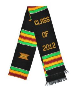 Kente Stole Class of 2012 Cloth Graduation Sash: Clothing