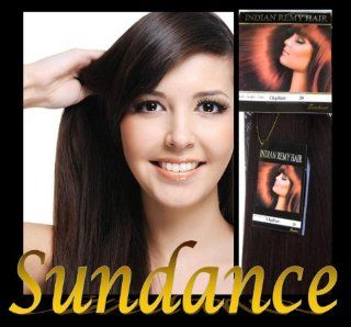 18" CLIP IN ON HUMAN HAIR EXTENSION BY SUNDANCE   COLOR 2 (DARK BROWN)   INDIAN REMY REMI GRADE AAA   110 grams/set   MORE COLORS AVAILABLE   8 PIECE SET: Everything Else