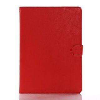 W RainBow Ipad Air Red Matte Glossy Leather Flip Case Cover For Apple Ipad Air 9.7 inches: Cell Phones & Accessories