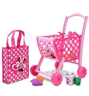 Disney Store Minnie Mouse Shopping Cart with Accessories: Toys & Games