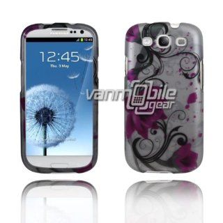 VMG Samsung Galaxy S III Image Designer Hard Case Cover   Silver Black Magent Cell Phones & Accessories