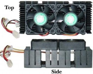 CPU Cooler for AMD K7 & Pentium II (Dual Fan): Computers & Accessories