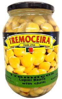 Tremoceira Lupini Beans with Chili 850 Gram (29.98oz) Jar : Canned Beans : Grocery & Gourmet Food
